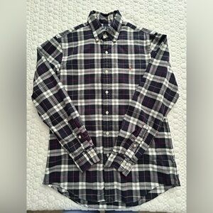 Polo Ralph Lauren Classic Fit Men's Plaid Button-Down Shirt Size Small